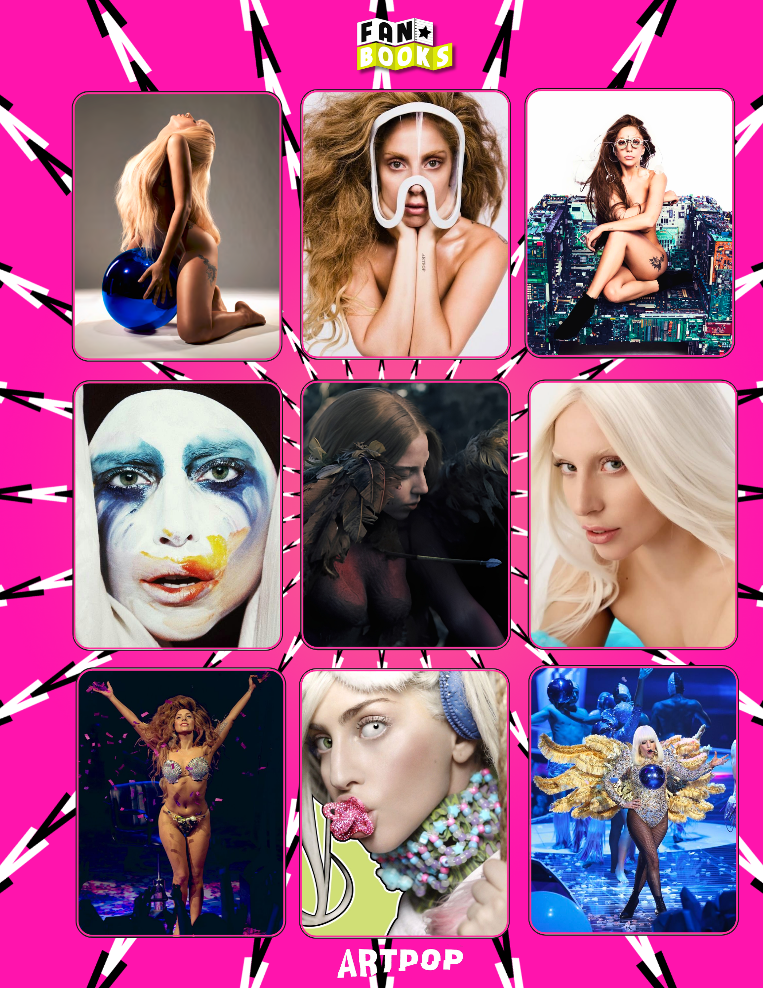 Cuaderno Fanbook- Lady Gaga - ARTPOP (grande / 1 Materia) - Image 2