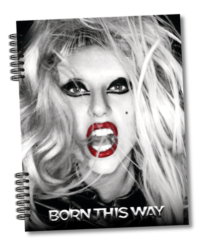 Cuaderno Fanbook- Lady Gaga - Born This Way (grande / 1 Materia)