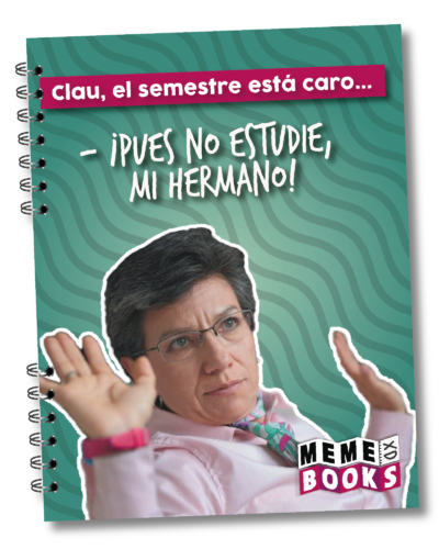 Cuaderno Memebook- Claudia López (grande / 1 Materia)