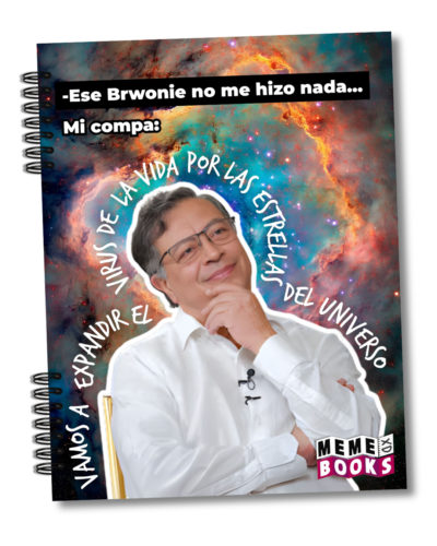 Cuaderno Memebook- Petro-Brownie (grande / 1 Materia)