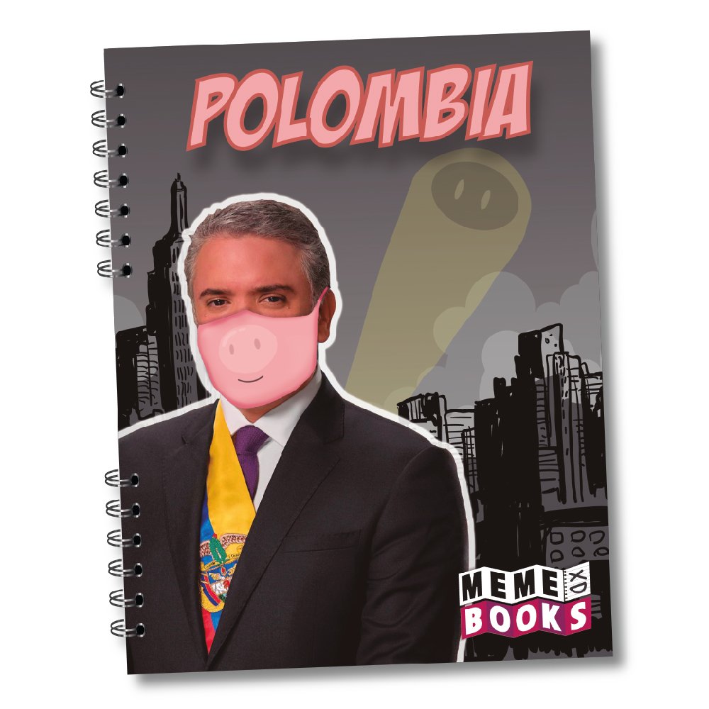 Cuaderno Memebook - Polombia (grande / 7 materias)